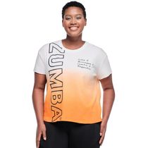 Zumba ズンバ Funscape クルーネック Tシャツ オレンジ