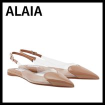 ALAIA アライア Le Coeur PUスリングバック フラットシューズ