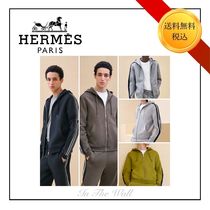 海外限定品★5色【HERMES】ジップフード スウェット Run H