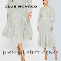 CLUB MONACOプリーツシャツドレス