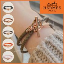 【大人可愛い！】HERMES レザーブレスレット Glenan Double Tour