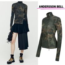 [ANDERSSON BELL] Camouflage Printed Knit Top