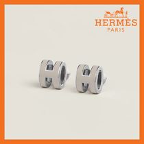 【高級感】Hermes POP H ラッカー メタル ミニポップ ピアス