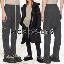 スタイリッシュ【RICK OWENS】 Porterville ロング カーゴパンツ