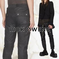 クール♪【RICK OWENS】Porterville Bauhaus レザーカーゴパンツ