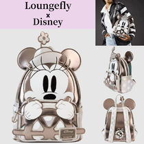 【Loungefly x DISNEY】限定♪蒸気船 プラチナ ミニー リュック