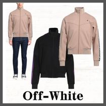 OFF‐WHITE☆スウェット タートルネック サイドライン ロゴ入り