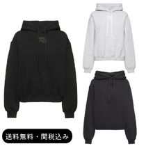 【Alexander Wang】新作☆テリーコットン ロゴ パーカー