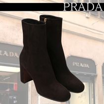 関税込★VIP価格【PRADA】スエードブーツ