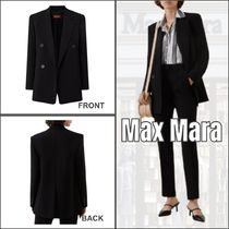 関税送料込【Max Mara Studio】ブレザー アセテート ブラック