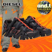 ★送関無料★DIESEL MIXマテリアル スニーカー