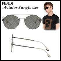 FENDI / ガンメタル Fendi Sky サングラス