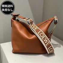 LOEWE Cubi クロスボディバッグ スモール ロゴ Brown 関税送料込