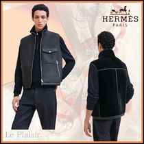 《使い分けて着こなせる♡》HERMES リバーシブルベスト