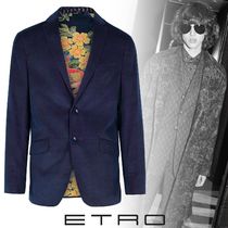 ETRO コットン混 ベルベット テーラードジャケット