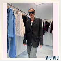 日本完売サイズあり《Miu Miu》シングルブレスト ジャケット