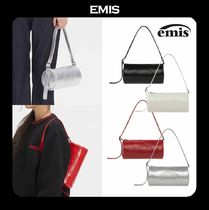 EMIS★[24FW新作] EMBOSSED BARREL BAG