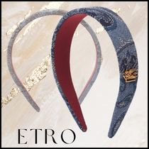 関税送料込◆24AW◆ETRO◆Fiore デニムカチューシャ