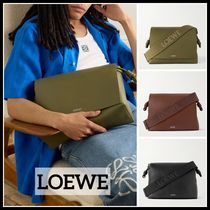 【LOEWE】Flamenco Leather Messenger Bag