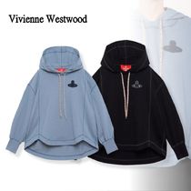 【VivienneWestwood】コットン天竺 ラウンドヘムフーディー