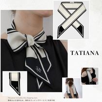 韓国◆TATIANA 多機能 Artyzen Twilly Silk Scarf【関税送料込】