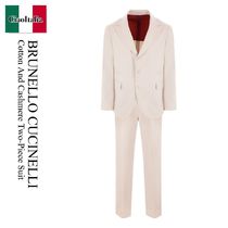 Brunello Cucinelli Cotton And Cashmere Two-Piece Suit