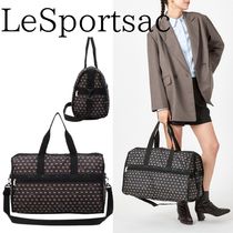 ■LeSportsac■ラージボストンバッグ デニムシバピクセル