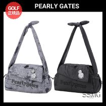 【PEARLY GATES】缶バッジ付きストリングバッジショルダーバッグ