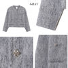 IONSEOUL ジャケット 【IONseoul】★UNISEX★Joy Button Mohair Crop Jacket★送料込(7)