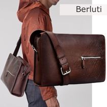 【Berluti】Journalier スクリット バッグ レザー ショルダー XL