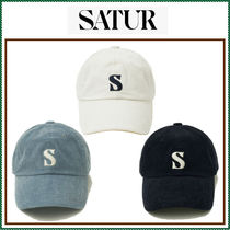 【SATUR】 Small S logo Corduroy Ball Cap /追跡付