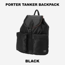 【PORTER 】 TANKER BACKPACK BLACK