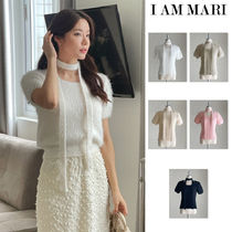 【I AM MARI】Andro Boucle Tie Knit Set