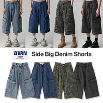 [AVANDRESS] Side Big Denim Shorts