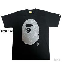 A BATHING APE（エイプ）MAD FACE APE HEAD TEE Tシャツ 黒 M