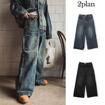 【2plan】French Sharp Washing Maximum Denim