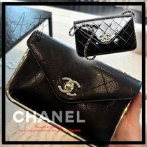 【新デザインが可愛い♪】CHANELチェーンウォレット