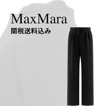 【MaxMara】[ヴェルバーノ]ストレッチウールパンツ【関税込】