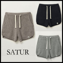 24FW★ SATUR ★CASHMERE BLEND KNIT SHORTS