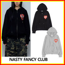 [NASTY FANCY CLUB] Crimson Heart Hooded Zip-Up /追跡付