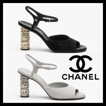 【24-25AW最新作♪】CHANEL スエード キッドスキン サンダル