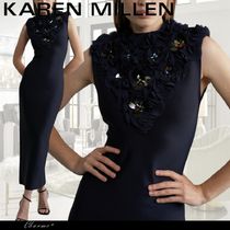 KAREN MILLEN ドレス タイト ハイネック ワンピース  ビジュー