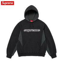 【SUPREME】 Division Hooded Sweatshirt Black - 24FW