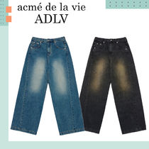 ADLV ♥FRONT SIDE LINE SEMI TAPERED DENIM PANTS/追跡付