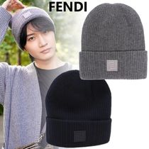 国内直営**FENDI**　ビーニー　ウール＆カシミア ハット