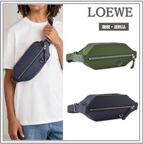 【LOEWE】レザー ベルトバッグ デボスロゴ