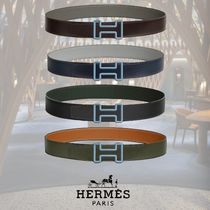 【人気】HERMES トゥナイトカラーバックル リバーシブルベルト