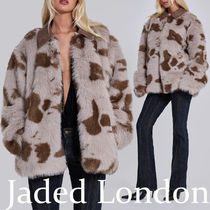 JADED LONDON/Lorax Cow フェイクファー ジャケット