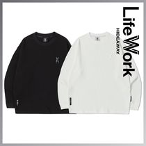 【韓国 Life Work】立体スタンディングラドックワッフルTシャツ