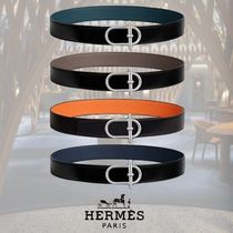 【人気】HERMES イサカバックル リバーシブルベルトレザー 38mm